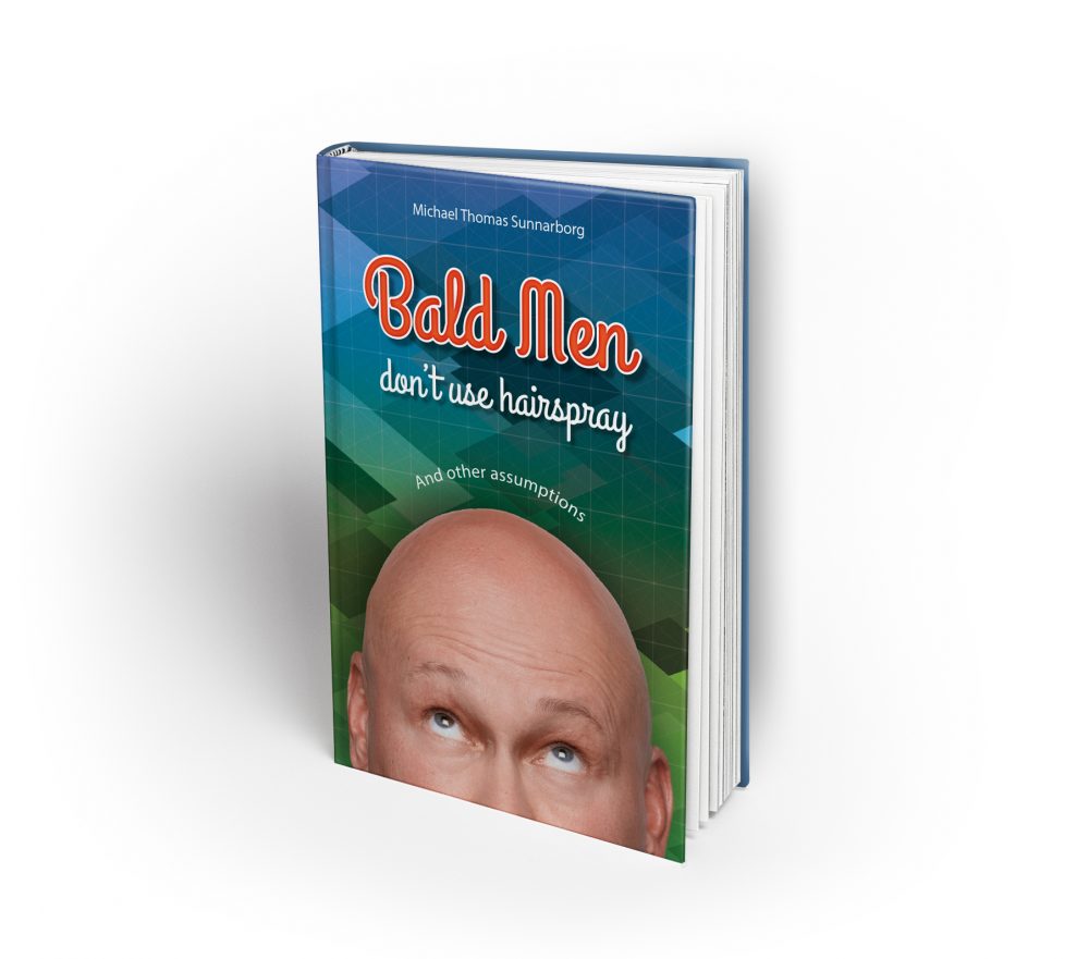 Bald Men book cover design